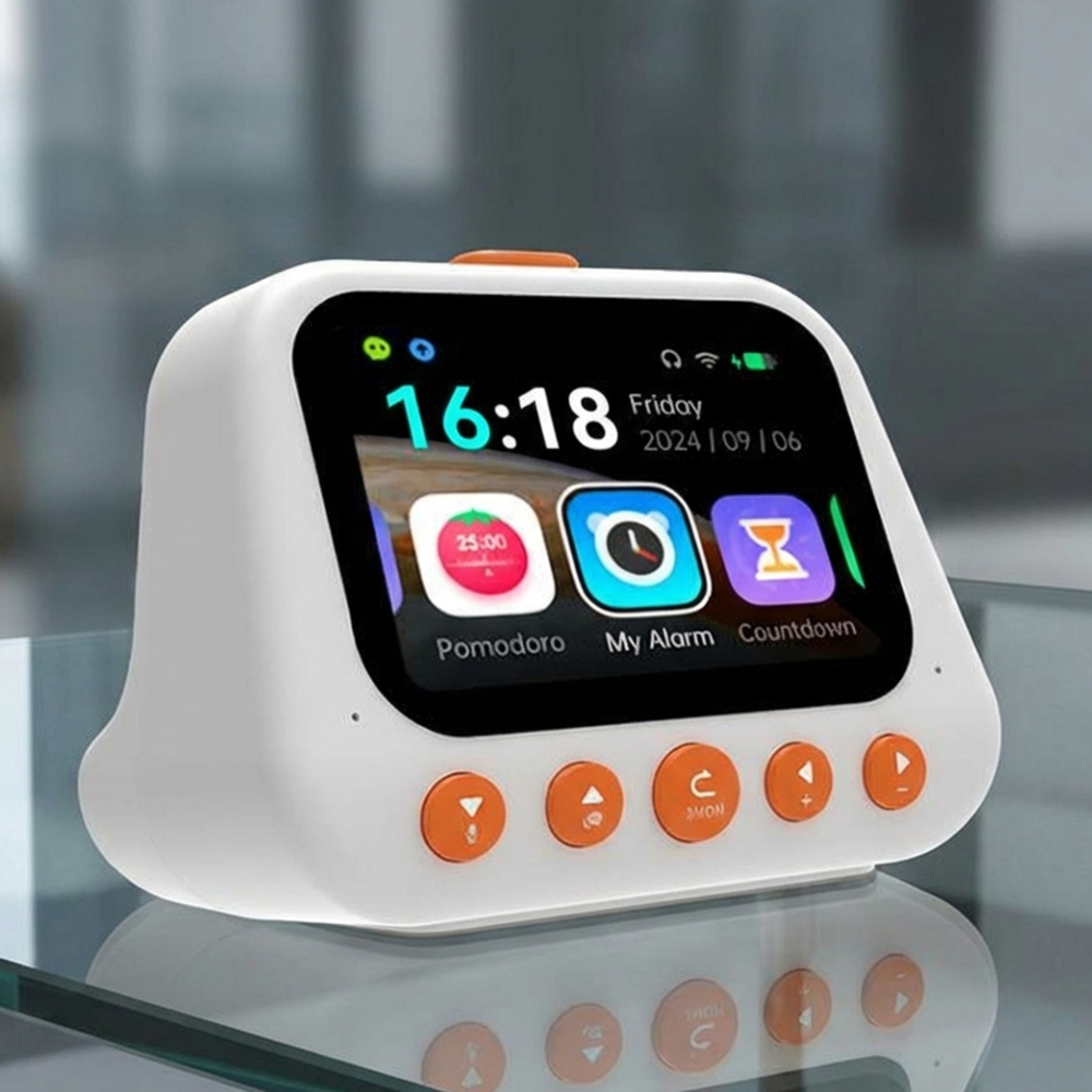 Digital Timer Countdown - Réveil intelligent IA, compagnon parlant, horloge