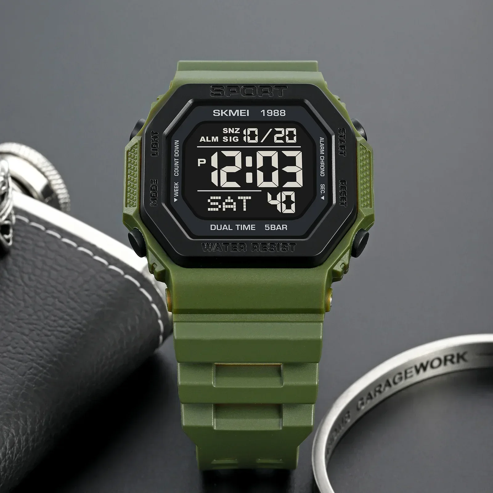 Skmei 1988 montre de compte à  - Digital Timer Countdown avis et prix
