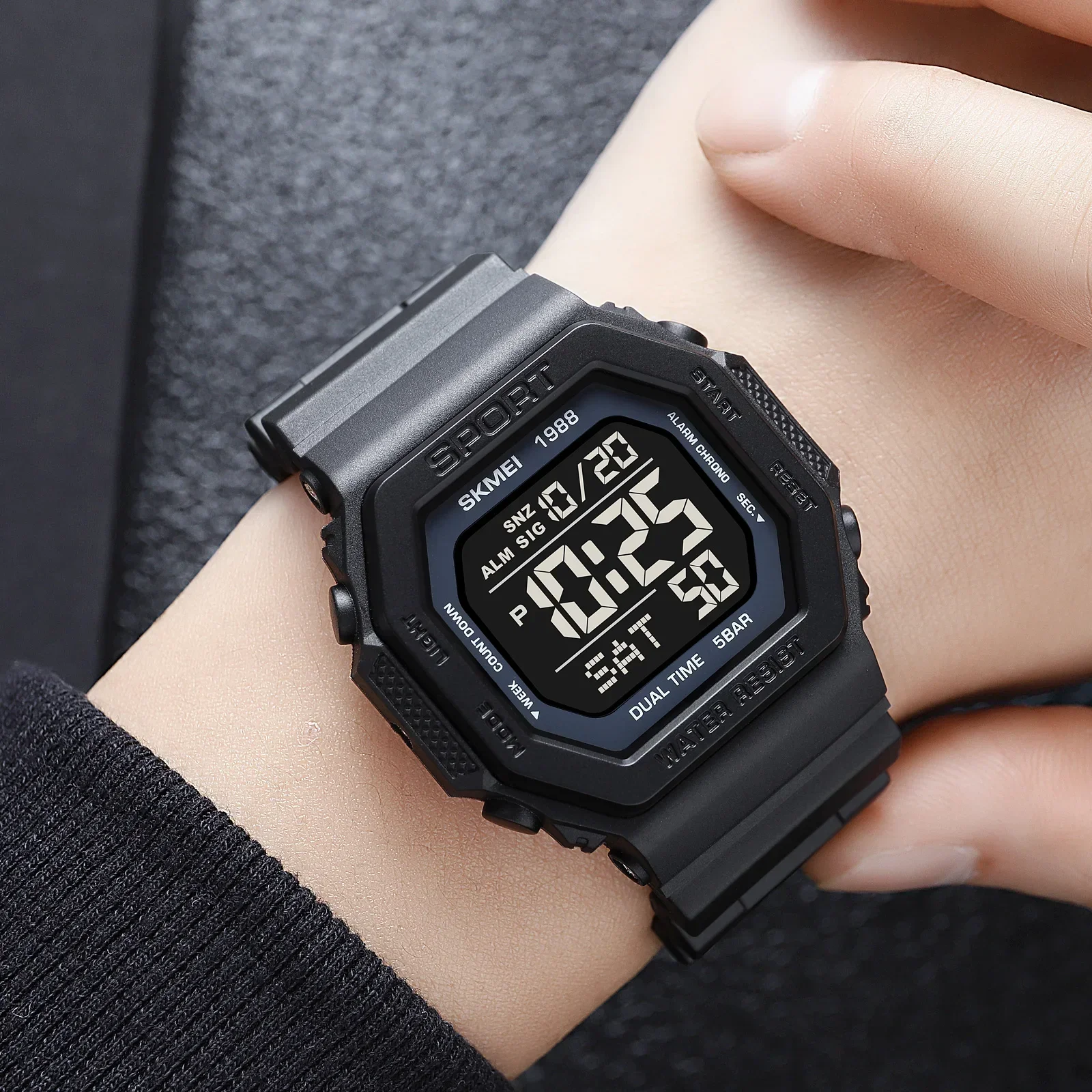 Skmei 1988 montre de compte à  - Digital Timer Countdown avis et prix