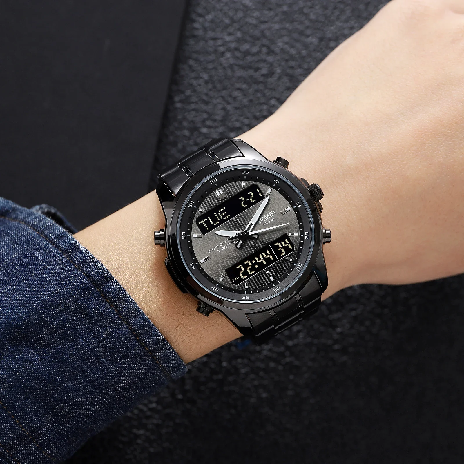 Skmei-Montre de sport rétro-4. - Digital Timer Countdown avis et prix