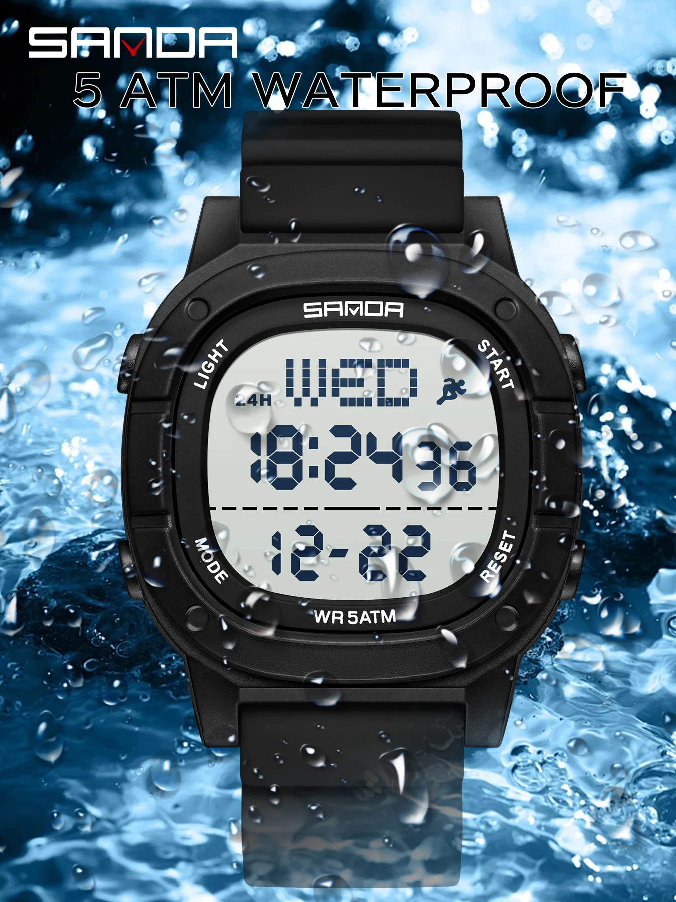 SANDA Nouvelle montre électron - Digital Timer Countdown avis et prix