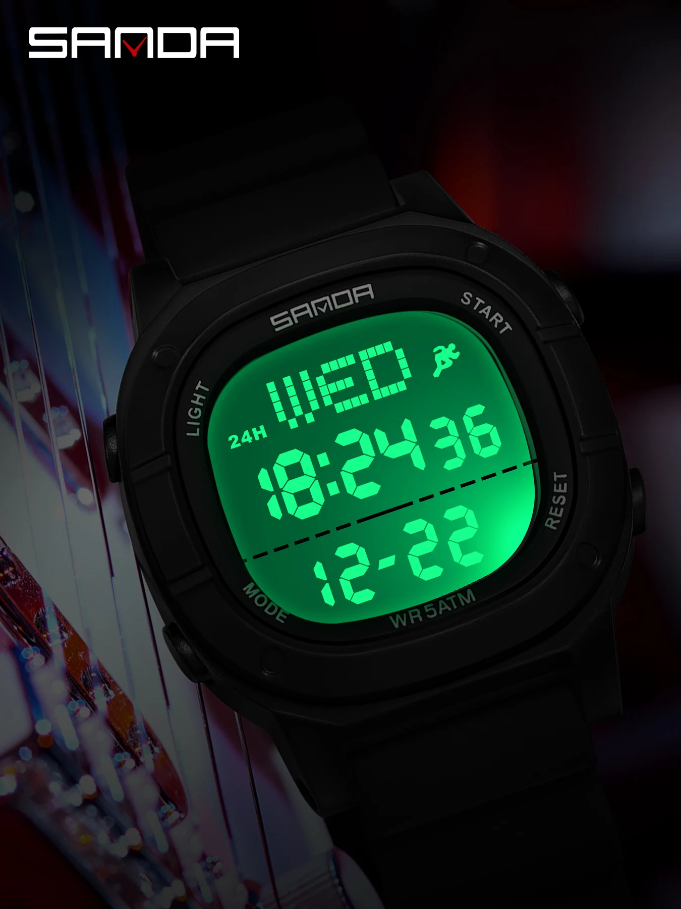 SANDA Nouvelle montre électron - Digital Timer Countdown avis et prix